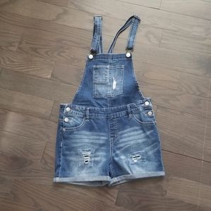 NWT JUSTICE short overalls "shortalls"